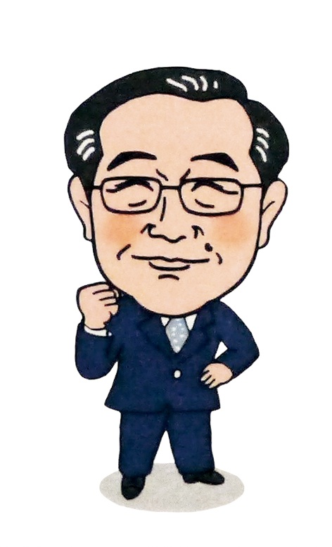 「米田会計事務所」米田所長の似顔絵