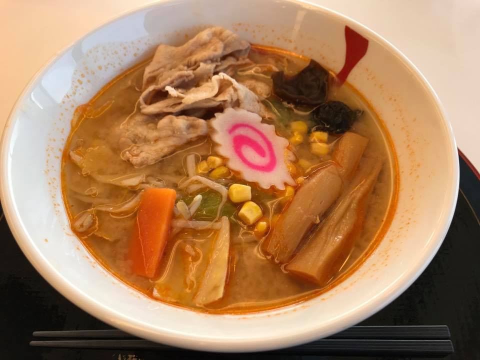 道の駅で出会った まつやの とり野菜みそ を使った とり野菜みそラーメン いいじ金沢