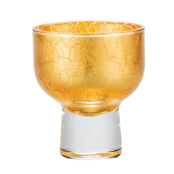 「漆美 萬吉屋」純金箔を贅沢に貼った冷酒グラス