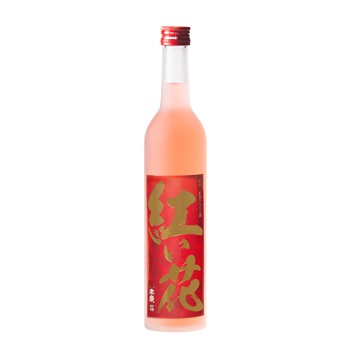 中島酒造店の「能登末廣 純米 紅色にごり酒 紅い花」