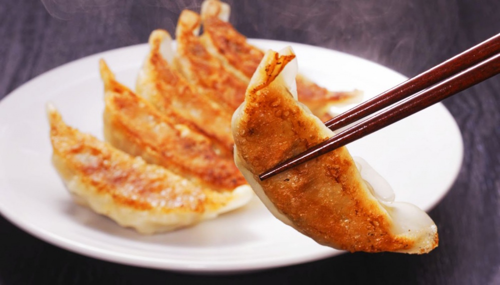 むさし屋食堂の自家製餃子