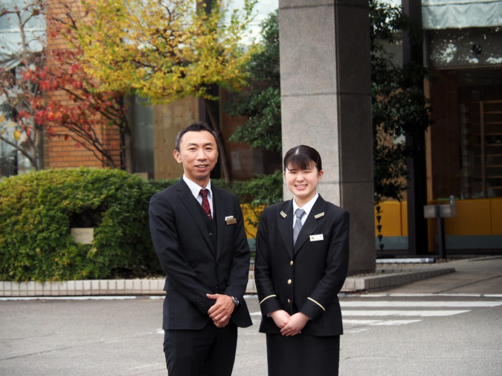 金沢国際ホテルの硎野さん、片岡さん