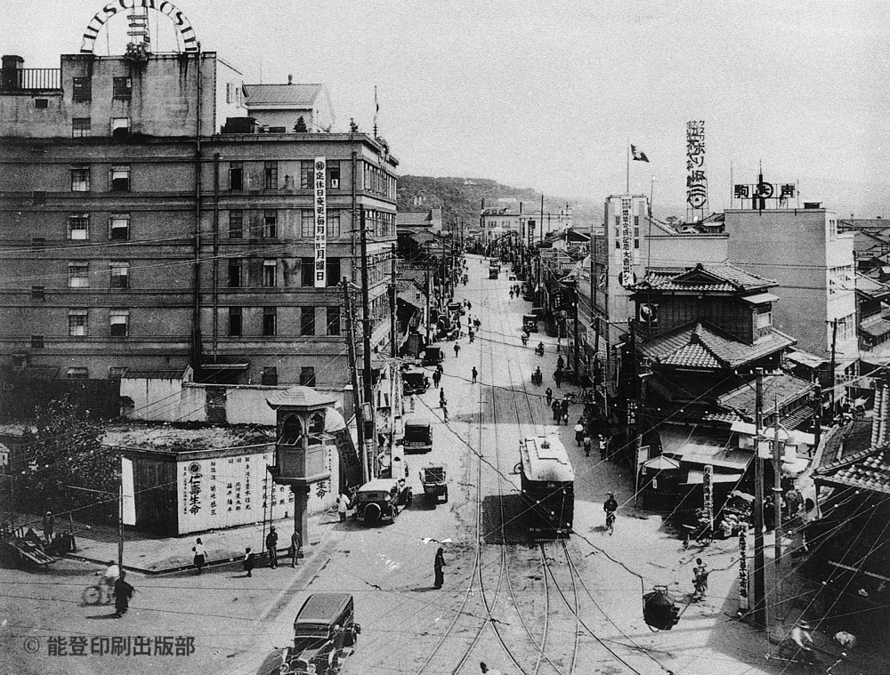 昭和6年の武蔵交差点の写真