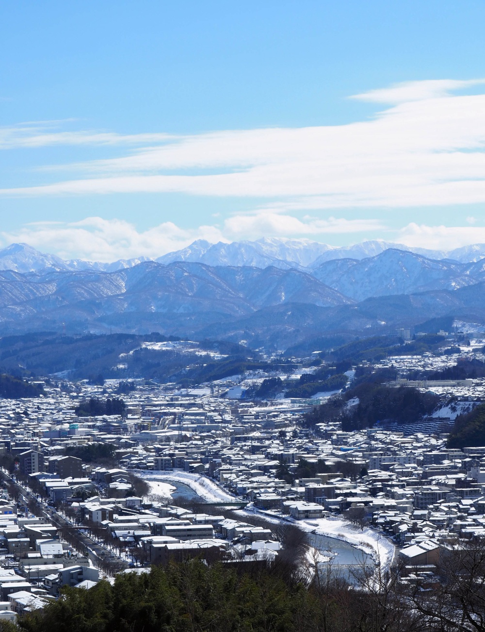 卯辰山の見晴らし台からの眺め